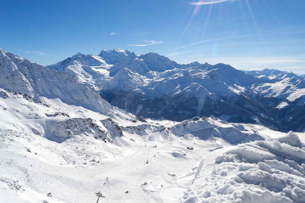 View over the verbier