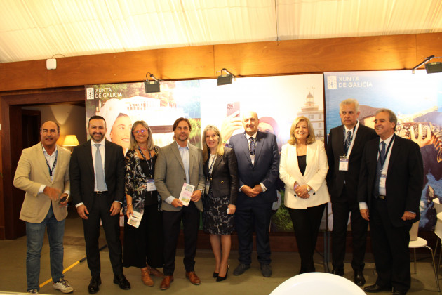 Autoridades asistentes a la inauguración de Termatalia en Uruguay