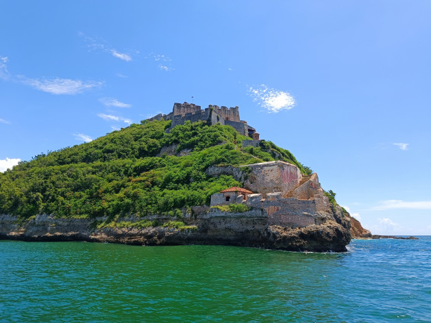 Bahía de Santiago desde donde se divisa en Castillodel Morro