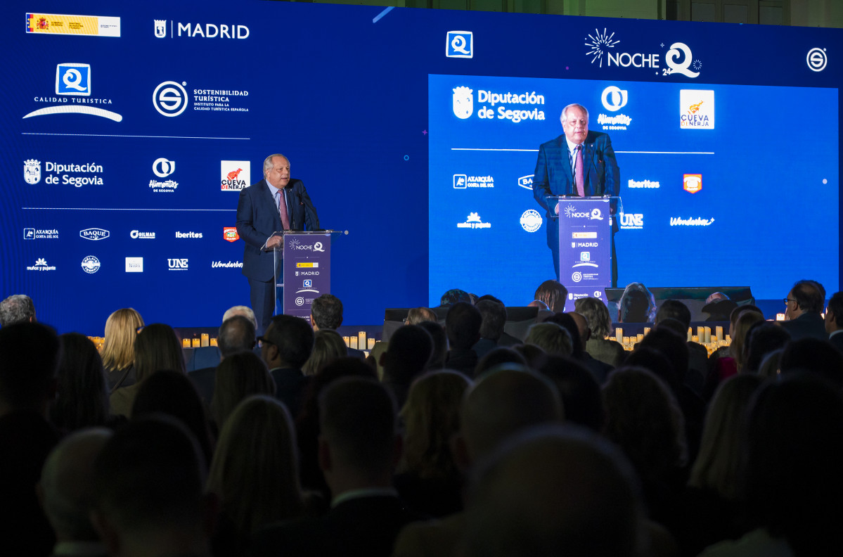 Miguel Miornes en la entrega premiosQ de 2024